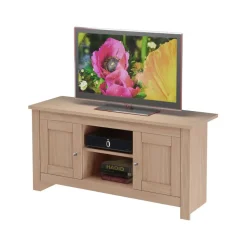 Emerald - TV-meubel met 2 eiken spaanplaatdeuren