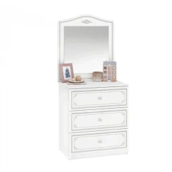 Emily commode ladekast met spiegel meisjeskamer