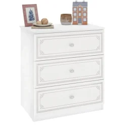 Emily commode ladekast met spiegel meisjeskamer