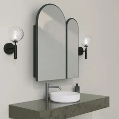 Emob Houten Zwart Badkamerkastje - 100% MDF - 45 cm Hoogte