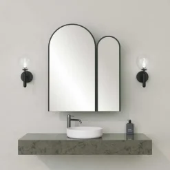 Emob Houten Zwart Badkamerkastje - 100% MDF - 45 cm Hoogte