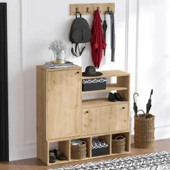 Emob Schoenenkast Emerald - 100% Melamine - Eik - 18mm Dikte