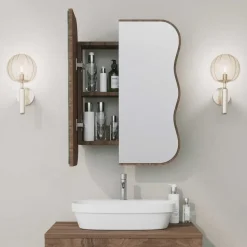 Emob Spiegelkast Woody Fashion - 50 x 12 x 45 cm - Walnut-design