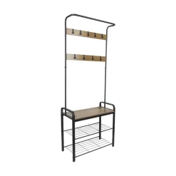 ERRO Kapstok met schoenenrek - 72x34x183cm