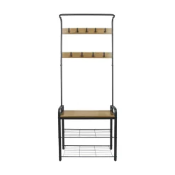 ERRO Kapstok met schoenenrek - 72x34x183cm
