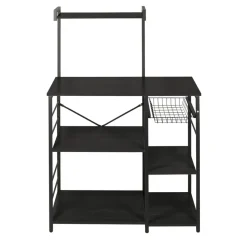 ERRO Keukenrek - opbergrek keuken - 90x40x132cm - zwart