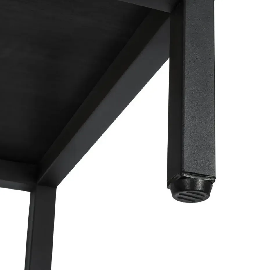 ERRO Keukenrek - opbergrek keuken - 90x40x132cm - zwart