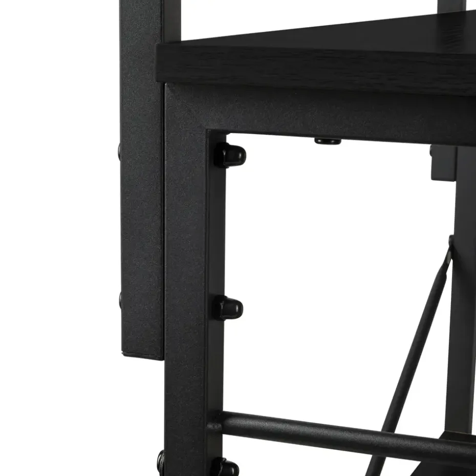 ERRO Keukenrek - opbergrek keuken - 90x40x132cm - zwart