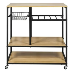 ERRO Keukentrolley op wieltjes - keukenrek - 80x40x85cm