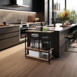 ERRO Keukentrolley op wieltjes - keukenrek - 80x40x85cm