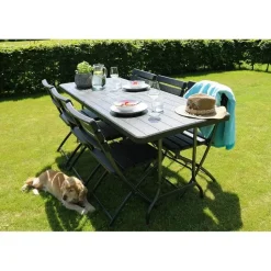 ERRO Klapstoel - Bistrostoel - houtlook - 2 stuks