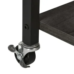 ERRO Serveerwagen - keukentrolley - 60x40x89 cm - zwart