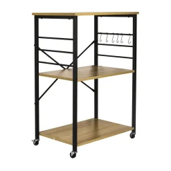 ERRO Serveerwagen - keukentrolley - 60x40x89 cm