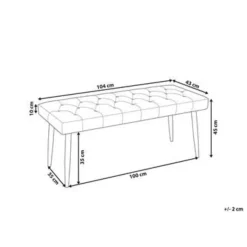 ESSONNE - Hocker - Beige - Kunstleer