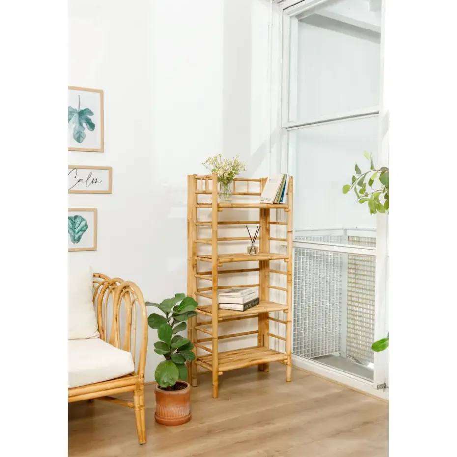 Etagère van bamboehout
