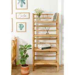 Etagère van bamboehout