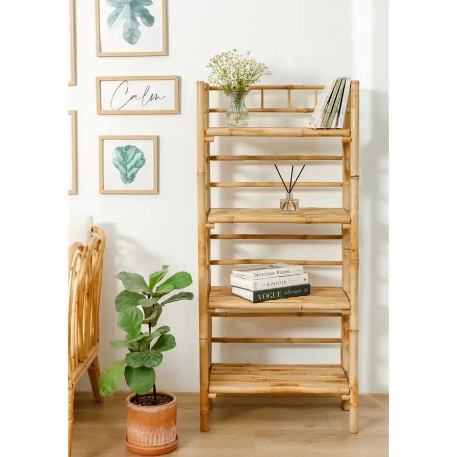 Etagère van bamboehout