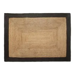Eva Interieur Vloerkleed Jute - Naturel/Antraciet - 140x190