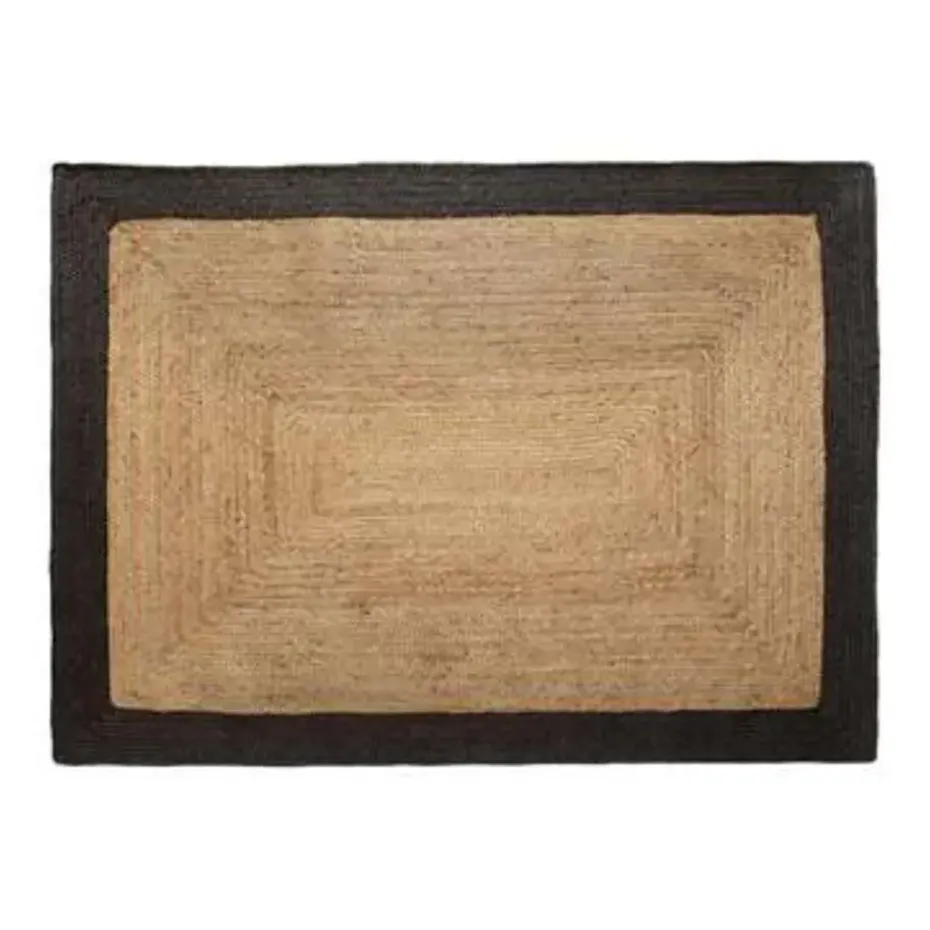 Eva Interieur Vloerkleed Jute - Naturel/Antraciet - 140x190