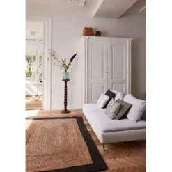 Eva Interieur Vloerkleed Jute - Naturel/Antraciet - 160x230