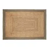 Eva Interieur Vloerkleed Jute - Naturel/Groen - 190x290