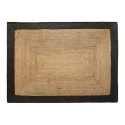 Eva Interieur Vloerkleed Jute - Naturel/Antraciet - 190x290