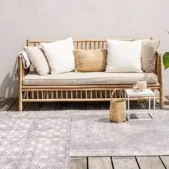 Eva Interior Buiten vloerkleed - Sage - Grijs - 240x340 cm