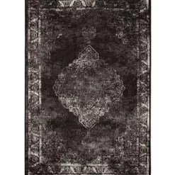 Eva Interior Buiten vloerkleed - Sage- Zwart - 200x290 cm