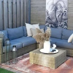 Eva Interior Buiten vloerkleed - Sage - Roest - 240x340 cm