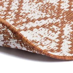 Eva Interior Buitenkleed Rond Frost - Roest - dubbelzijdig 200cm