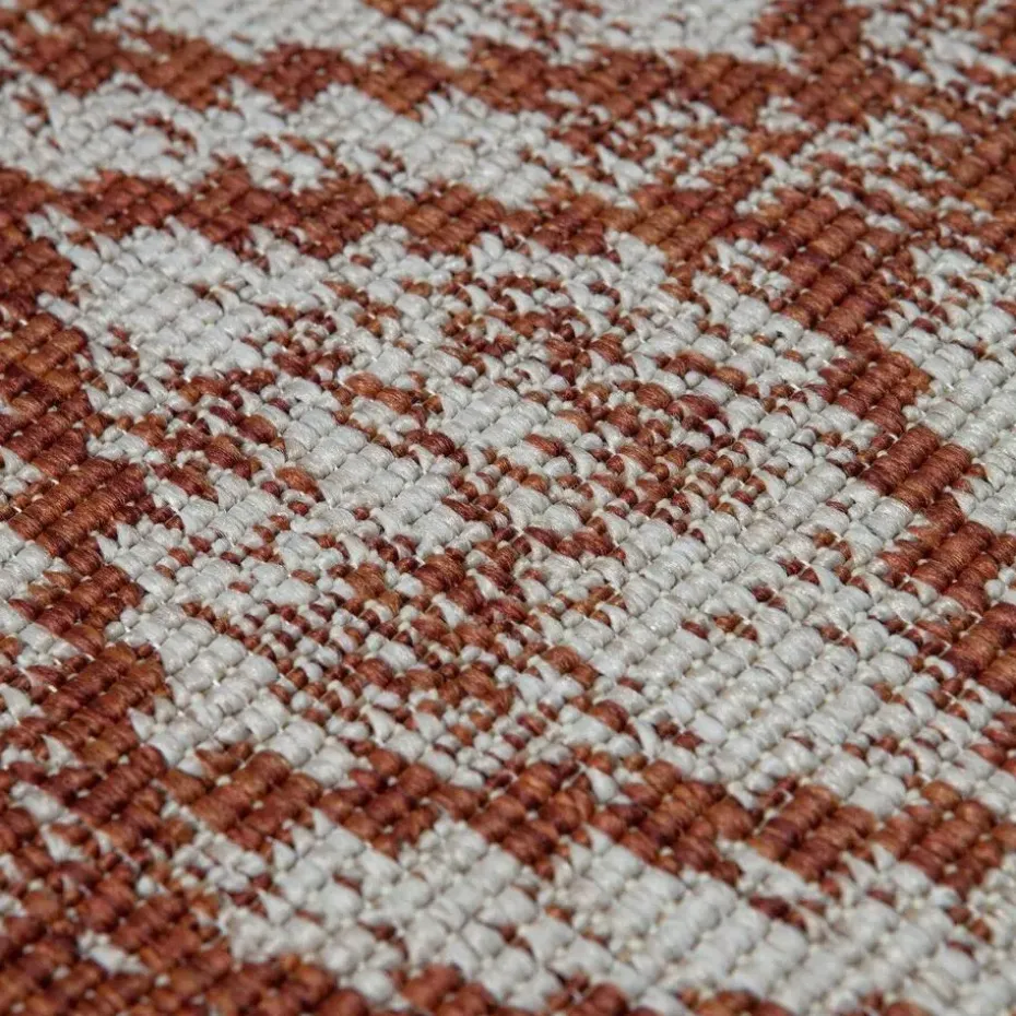 Eva Interior Buitenkleed Rond Frost - Roest - dubbelzijdig 200cm