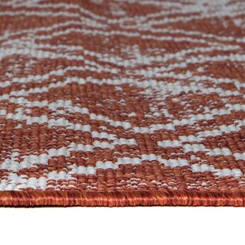 Eva Interior Buitenkleed Rond Frost - Roest - dubbelzijdig 200cm