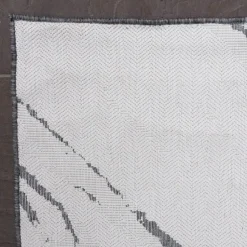 Eva Interior Buitenkleed Marble grijs/wit - 290 x 200 cm
