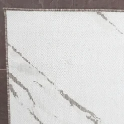 Eva Interior Buitenkleed Marble naturel/wit - 290 x 200 cm