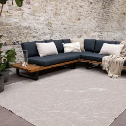 Eva Interior Buitenkleed Marble naturel/wit - 290 x 200 cm