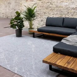 Eva Interior Buitenkleed Marble grijs/wit - 230 x 160 cm