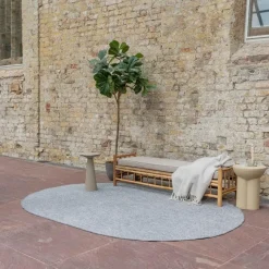 EVA Interior ovaal buitenkleed Dahl Grijs - 230 x 160 cm