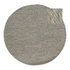Eva interior Rond vloerkleed wol Antraciet - Cobble Stone - 180 x 180 cm