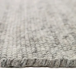 Eva interior Rond vloerkleed wol Antraciet - Cobble Stone - 180 x 180 cm