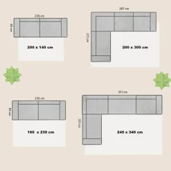EVA Interior Vintage Vloerkleed Bloom Groen - 270 x 185 cm