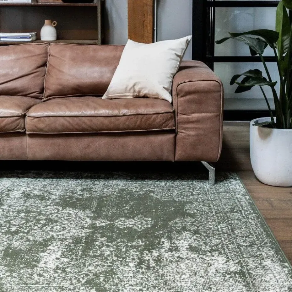 EVA Interior Vintage Vloerkleed Bloom Groen - 225 x 160 cm