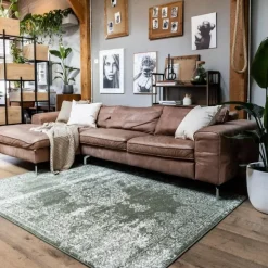 EVA Interior Vintage Vloerkleed Bloom Groen - 225 x 160 cm