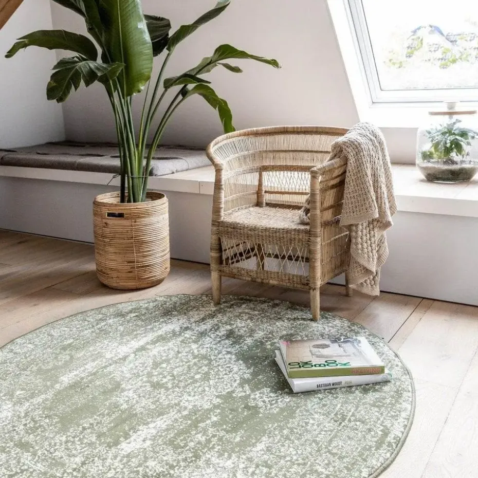 EVA Interior Vloerkleed Bloom - Groen - 235 cm - (XL)