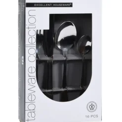 Excellent Houseware Bestekset - 16-delig - zilver - RVS