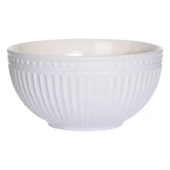 Excellent Houseware kommen/schaaltjes - D14 x H7 cm - ivoor wit