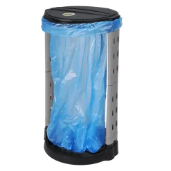 Excellent Houseware Vuilniszakhouder - zwart - 74 cm - prullenbak