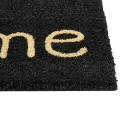 FANSIPAN - Deurmat - Zwart - 40 x 60 cm - Kokos