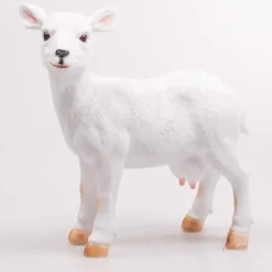 Farmwood Geitje tuin beeldje - binnen/buiten - 28 x 10 x 32 cm