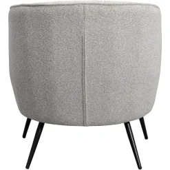 Fauteuil Carlton - bouclé stof - lichtgrijs