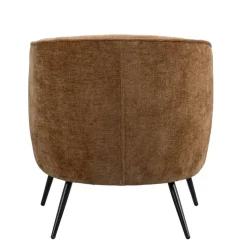 Fauteuil Carlton - stof - bruin